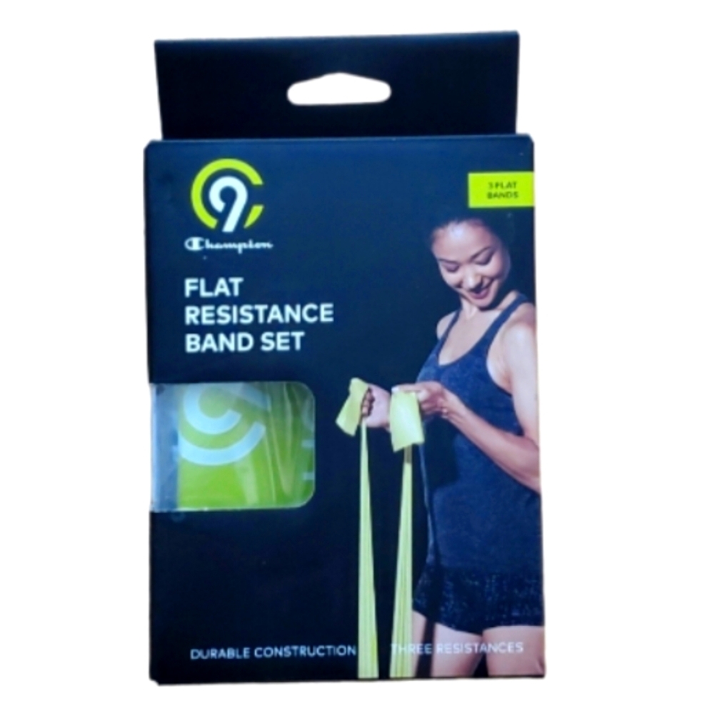 C9 Champion Flat Resistance Band Set in three resistances